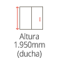 ALTURA DE 1.950MM