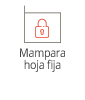 mampara hoja fija