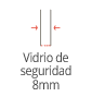 vidrio seguridad 8mm