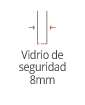 vidrio seguridad 8mm